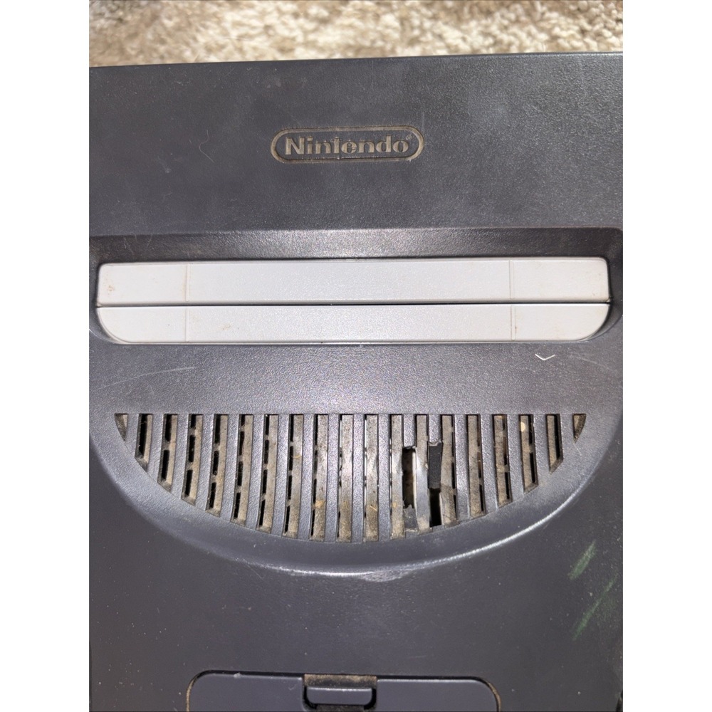 Nintendo 64 Home Console Tested / OEM power Cord And WWF‎ Attitude - Picture 4 of 8